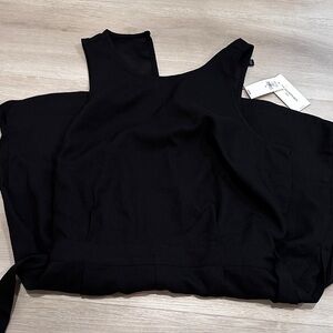 Black Sleeveless Romper